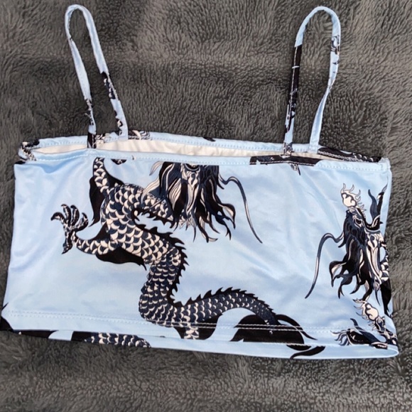 shein two piece blue set - Picture 4 of 6